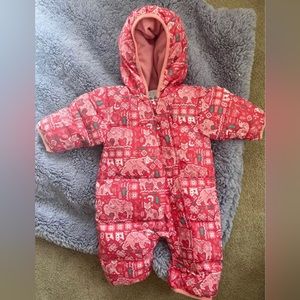 Columbia snowsuit 0-3months